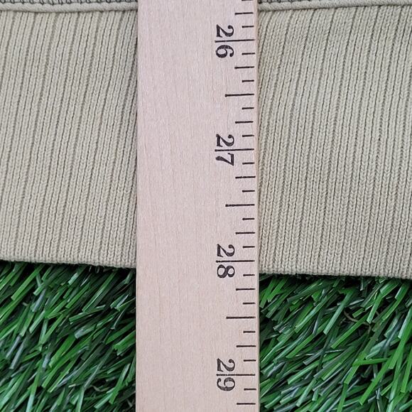 Vintage Y2K Adidas Track Jacket XL 26x28 Khaki Beige - Picture 15 of 16